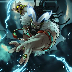 Card Art- Amadioha, The Lightning