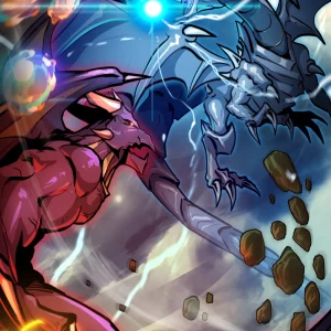 Omnis, Wyvern of the Elements vs Blue Eyes White Dragon version 2